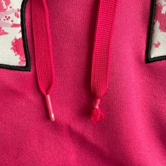 Under Armour Hoodie Womens Pink XS ColdGear Fleece Big Logo Semi-Fitted 1221640 - Picture 3 of 13
